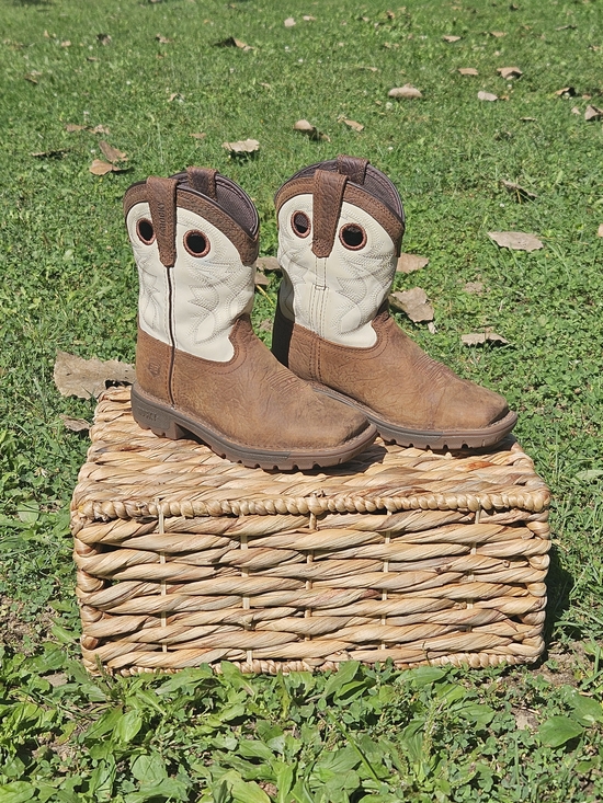 Rocky Other - Rocky Boys Cowboy Boots Slip Resistant Brown Size 12